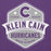 Close-up view of Klein Cain High School Hurricanes Purple Premium Unisex Hoodie 209