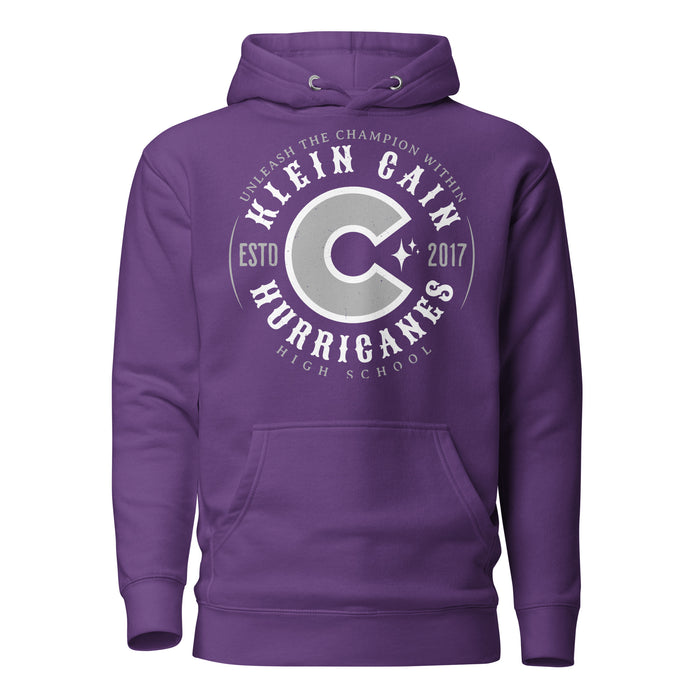 Klein Cain High School Hurricanes Purple Premium Unisex Hoodie 214