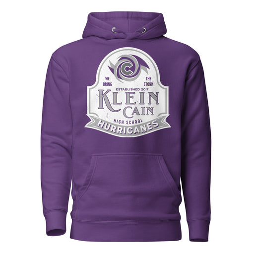 Klein Cain High School Hurricanes Purple Premium Unisex Hoodie 219