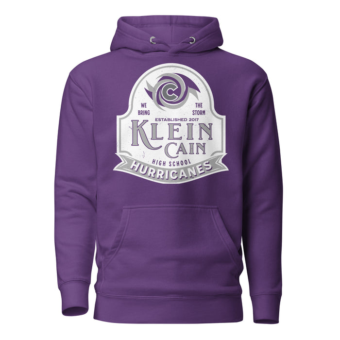 Klein Cain High School Hurricanes Purple Premium Unisex Hoodie 219