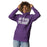 Woman wearing Klein Cain High School Hurricanes Purple Premium Unisex Hoodie 098