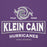 Close-up view of Klein Cain High School Hurricanes Purple Premium Unisex Hoodie 202