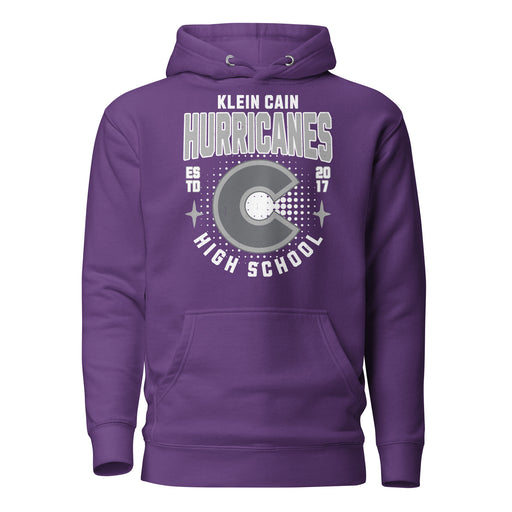 Klein Cain High School Hurricanes Purple Premium Unisex Hoodie 204