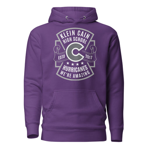 Klein Cain High School Hurricanes Purple Premium Unisex Hoodie 207