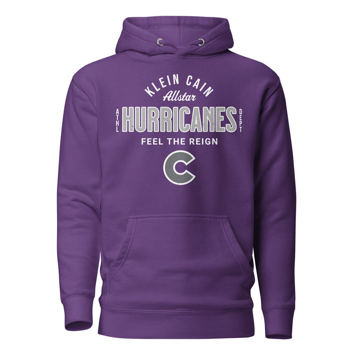 Klein Cain High School Hurricanes Purple Premium Unisex Hoodie 040