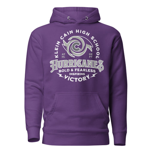 Klein Cain High School Hurricanes Purple Premium Unisex Hoodie 206