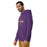 Man wearing a Jersey Village High School Falcons Premium Purple Hoodie 215