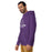 Man wearing Klein Cain High School Hurricanes Purple Premium Unisex Hoodie 222