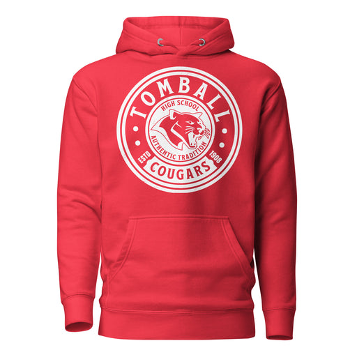 Tomball High School Cougars Red Premium Unisex Hoodie 220