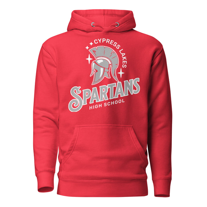 Cypress Lakes High School Spartans Team Red Premium Unisex Hoodies 232
