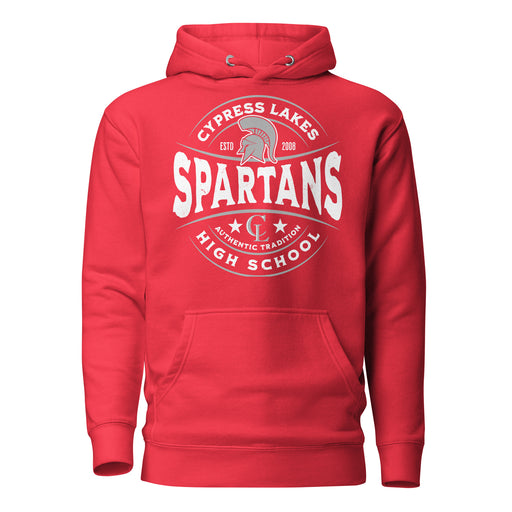 Cypress Lakes High School Spartans Team Red Premium Unisex Hoodies 218