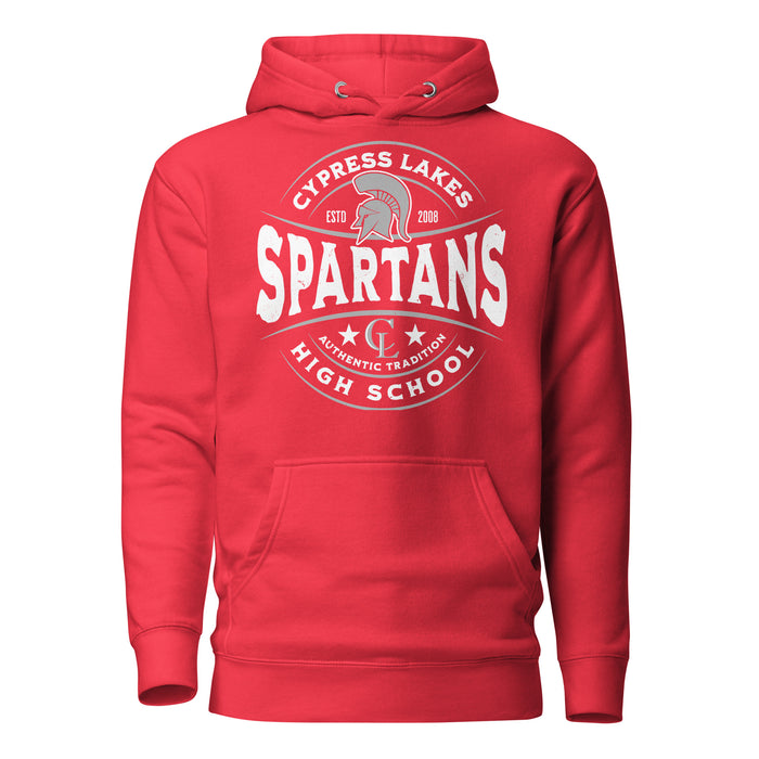 Cypress Lakes High School Spartans Team Red Premium Unisex Hoodies 218
