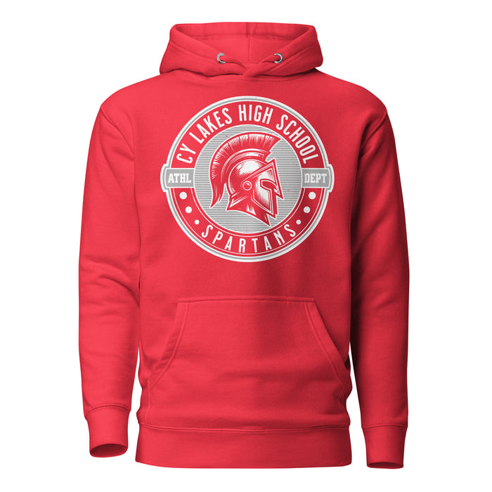 Cypress Lakes High School Spartans Team Red Premium Unisex Hoodies 224