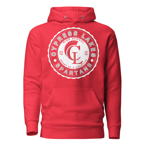 Cypress Lakes High School Spartans Team Red Premium Unisex Hoodies 216