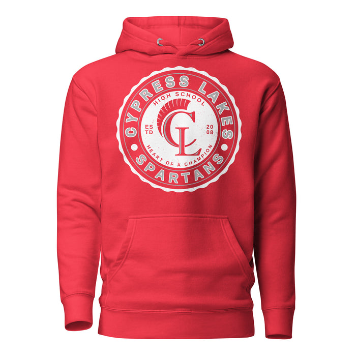 Cypress Lakes High School Spartans Team Red Premium Unisex Hoodies 216