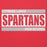 Close-up view of Cypress Lakes High School Spartans Team Red Premium Unisex Hoodies 098