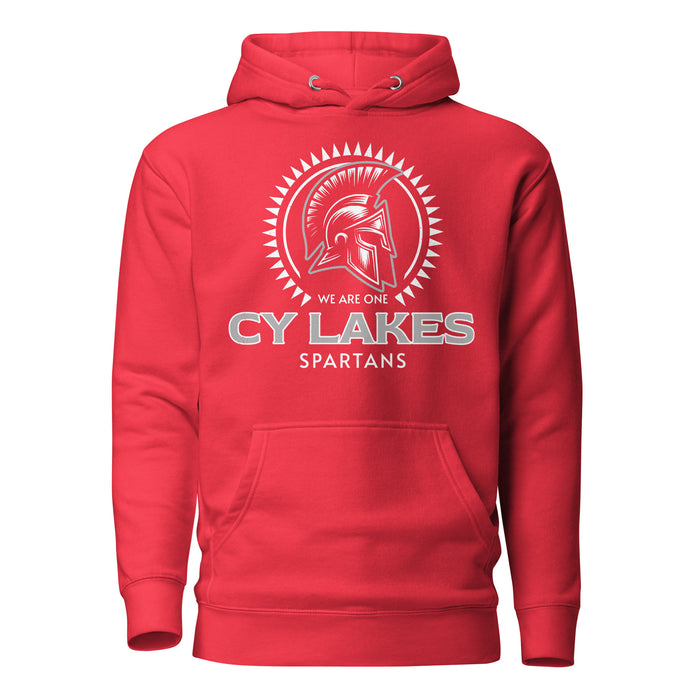 Cypress Lakes High School Spartans Team Red Premium Unisex Hoodies 226