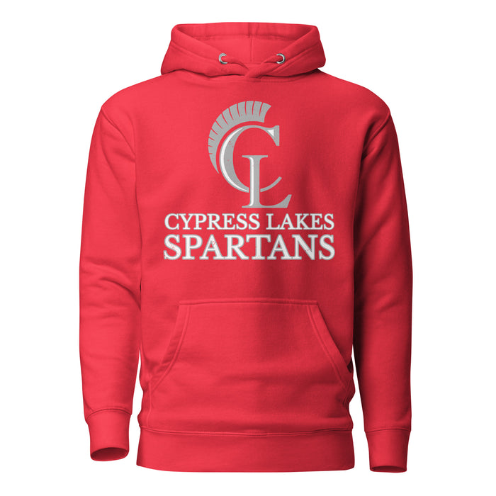 Cypress Lakes High School Spartans Team Red Premium Unisex Hoodie 233