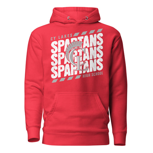 Cypress Lakes High School Spartans Team Red Premium Unisex Hoodie 223