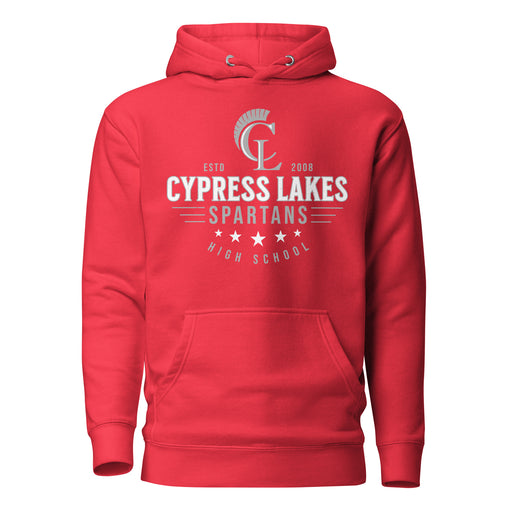 Cypress Lakes High School Spartans Team Red Premium Unisex Hoodies 217