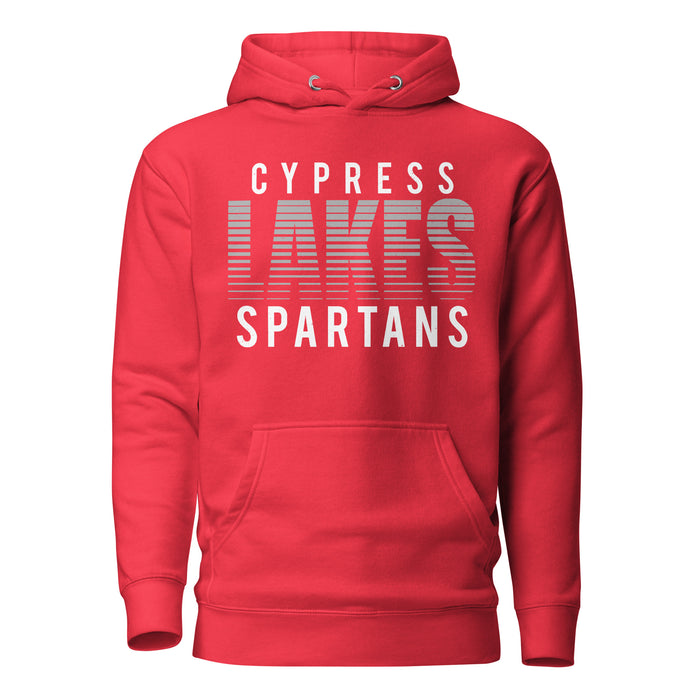 Cypress Lakes High School Spartans Team Red Premium Unisex Hoodies 024