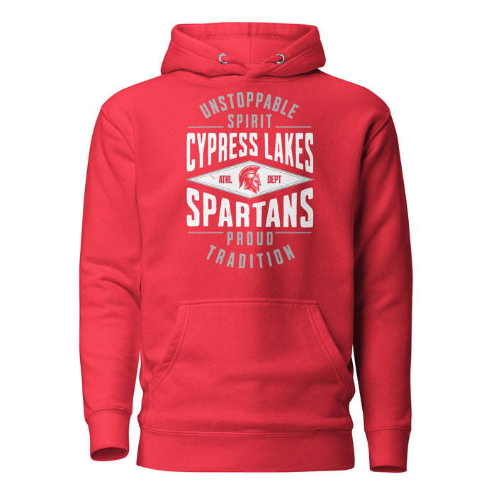 Cypress Lakes High School Spartans Team Red Premium Unisex Hoodies 210
