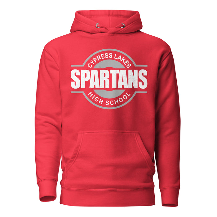 Cypress Lakes High School Spartans Team Red Premium Unisex Hoodies 011