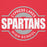 Close-up view of Cypress Lakes High School Spartans Team Red Premium Unisex Hoodies 011