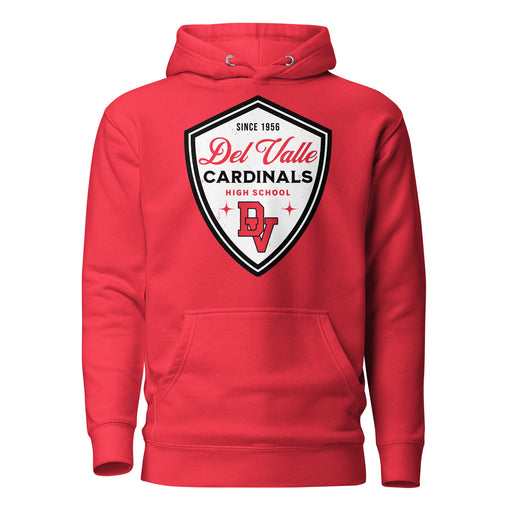 Del Valle High School Cardinals Red Premium Unisex Hoodie 225