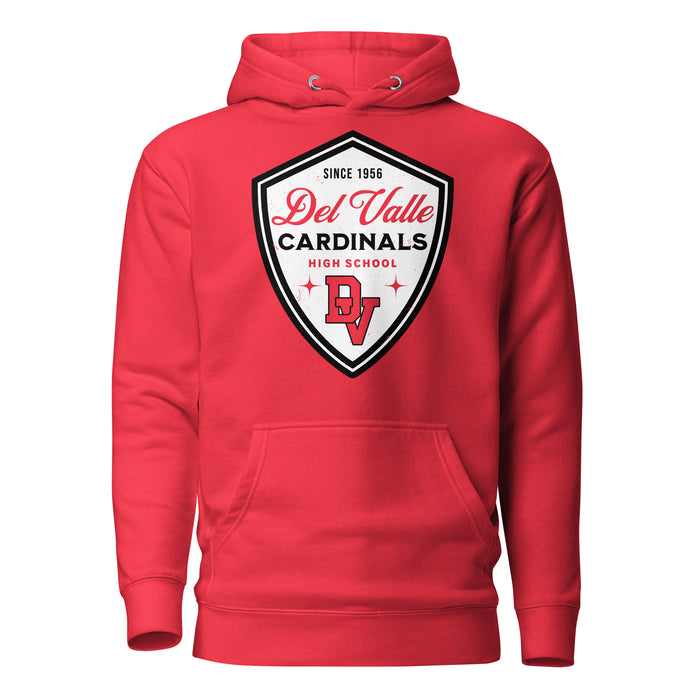 Del Valle High School Cardinals Red Premium Unisex Hoodie 225