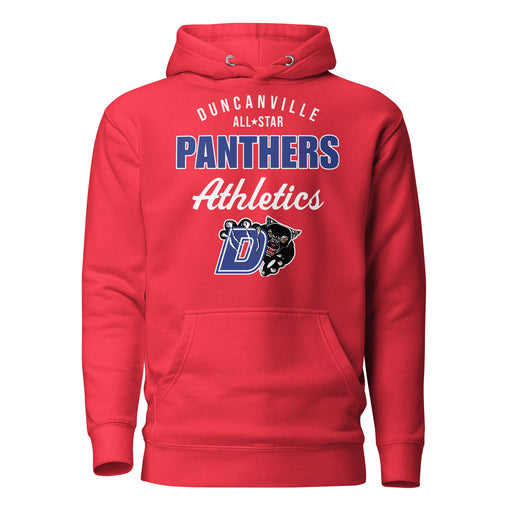 Duncanville High School Panthers Red Premium Hoodie 034