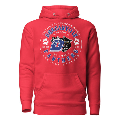 Duncanville High School Panthers Red Premium Hoodie 214