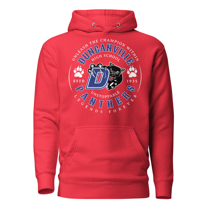 Duncanville High School Panthers Red Premium Hoodie 214