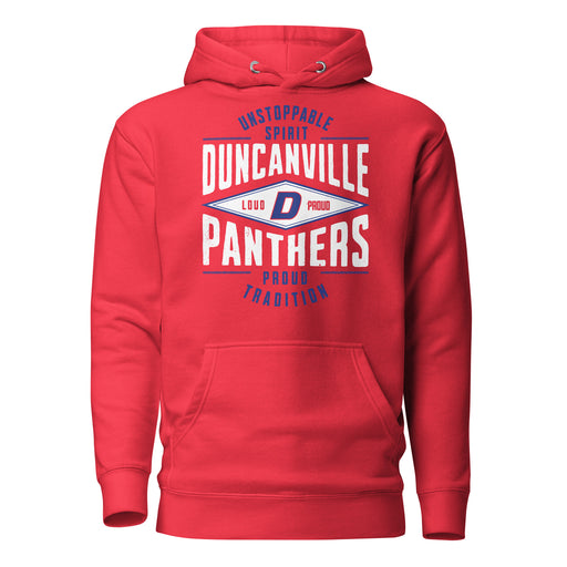 Duncanville High School Panthers Red Premium Hoodie 210