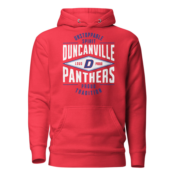 Duncanville High School Panthers Red Premium Hoodie 210
