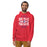 Man wearing Duncanville High School Panthers Red Premium Hoodie 210