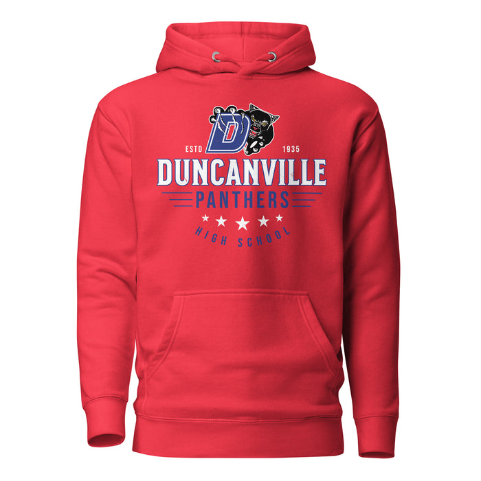 Duncanville High School Panthers Red Premium Hoodie 217
