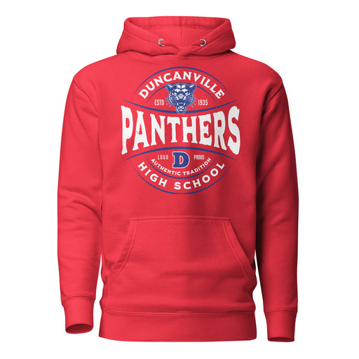 Duncanville High School Panthers Red Premium Hoodie 218