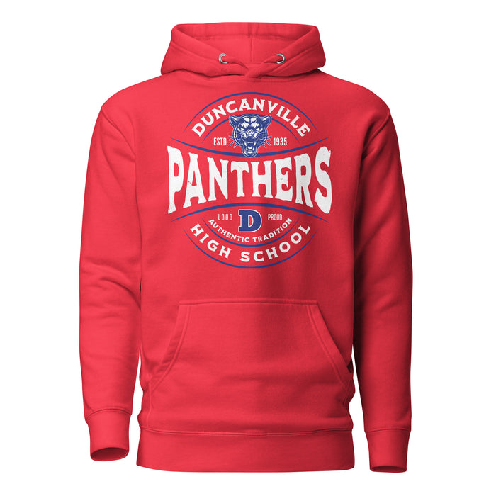Duncanville High School Panthers Red Premium Hoodie 218
