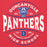 Close-up view of Duncanville High School Panthers Red Premium Hoodie 218