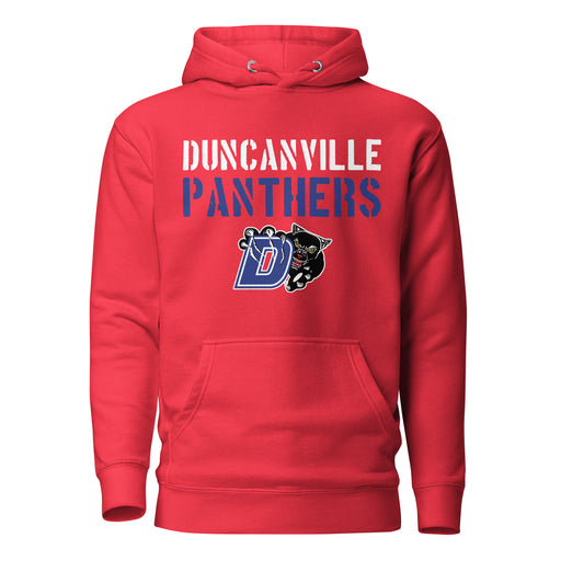 Duncanville High School Panthers Red Premium Hoodie 017
