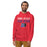 Man wearing Duncanville High School Panthers Red Premium Hoodie 017