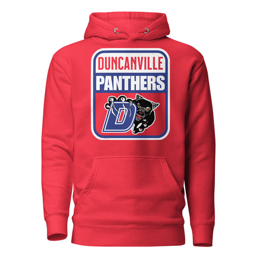 Duncanville High School Panthers Red Premium Hoodie 001