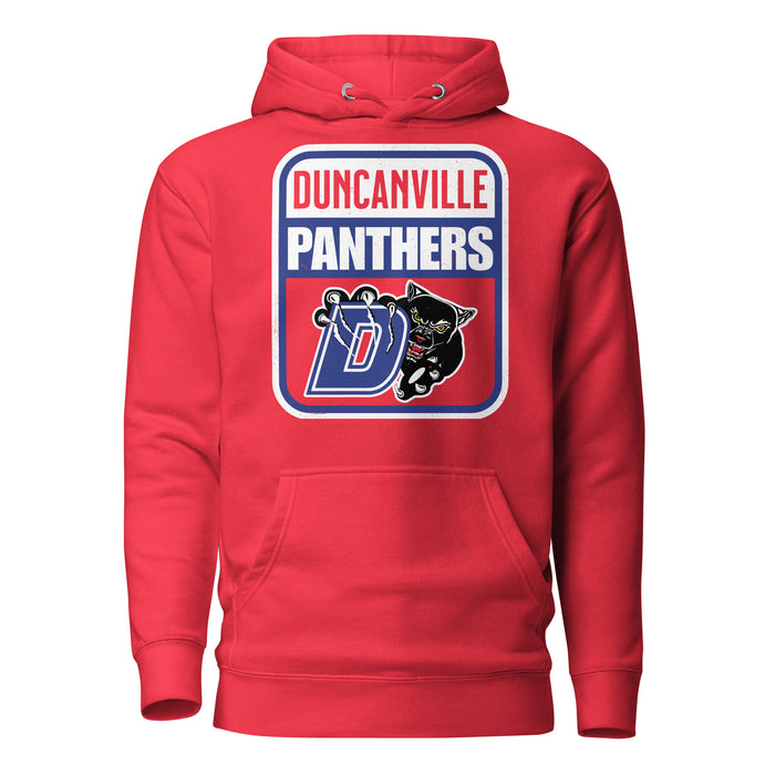 Duncanville High School Panthers Red Premium Hoodie 001