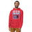 Man wearing Duncanville High School Panthers Red Premium Hoodie 001