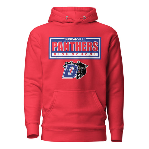 Duncanville High School Panthers Red Premium Hoodie 049