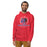 Man wearing Duncanville High School Panthers Red Premium Hoodie 226