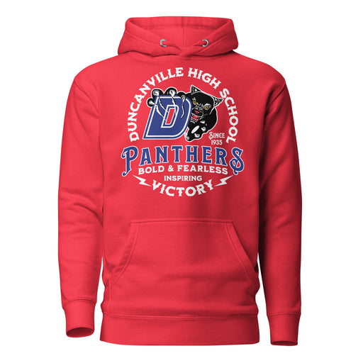 Duncanville High School Panthers Red Premium Hoodie 206