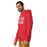 Man wearing Cypress Lakes High School Spartans Team Red Premium Unisex Hoodies 098