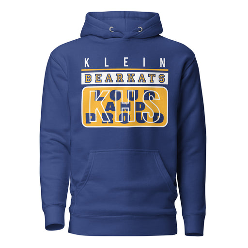 Klein Bearkats Premium Royal Blue Hoodie - Design 86